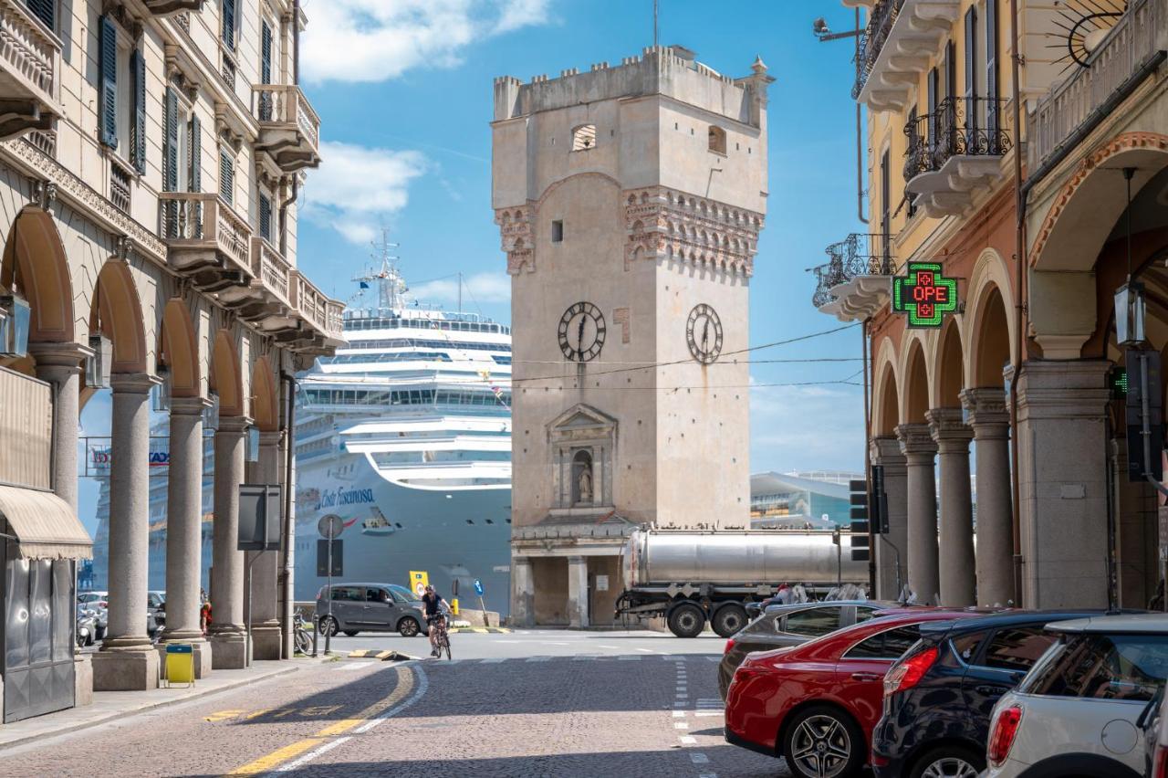 Luxury Savona Cruises At 1 Min Wifi - Free Park Apartment Exterior photo